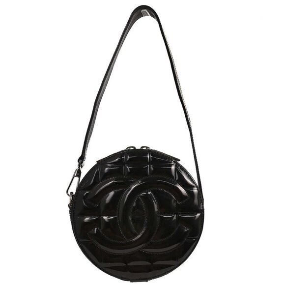 Chanel Black Patent Leather Handbag - Picture 1 of 10